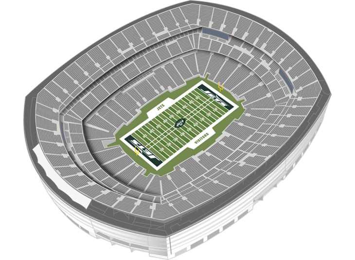 Buy Jets PSLs in section 144, row 6, seats 3-4